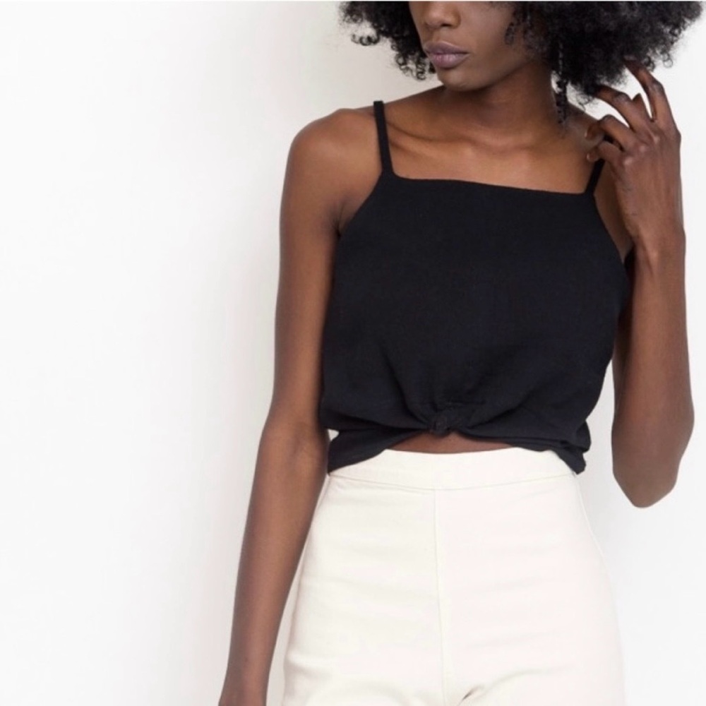 NWT Hackwith Design House Split Hem Cropped Tank … - image 3